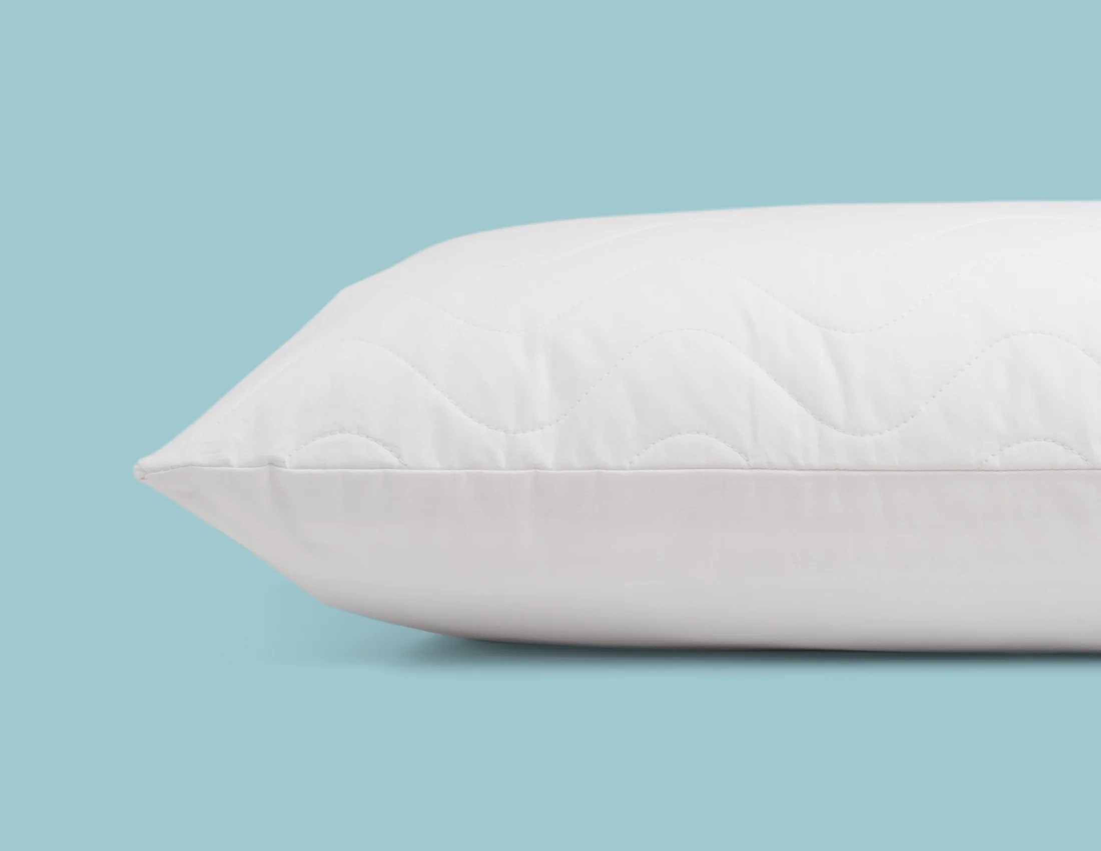 100% Cotton Quilted Pillow Protector - Give your water pillow an extra layer of comfort - Image 3