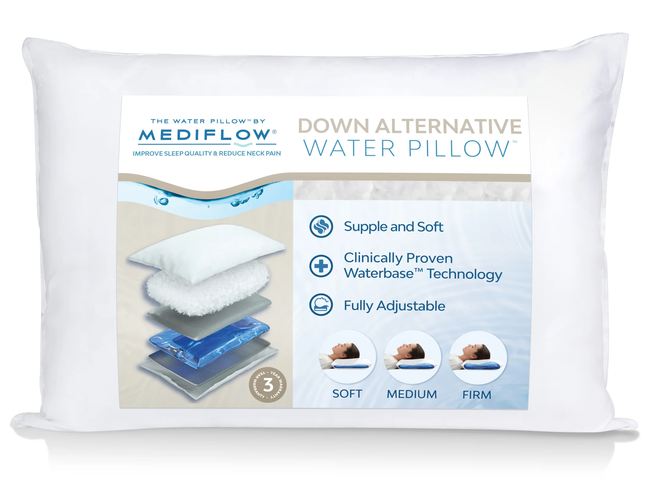 Down Alternative Water Pillows